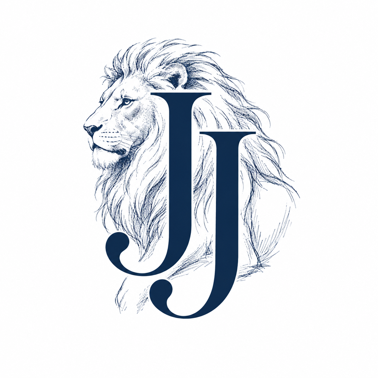 J&J Media lion logo